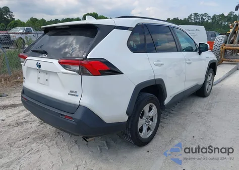 2020 Toyota Rav4 Hybrid Xle из США, поврежденный, VIN 2T3RWRFV7LW072553